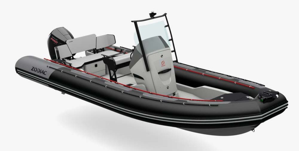 RIB boat on the water